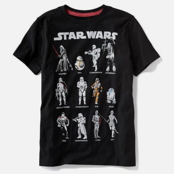 NWT OLD NAVY Star Wars The Force Awakens Characters Tees T-Shirt Boys XL 14 16 - Picture 1 of 1